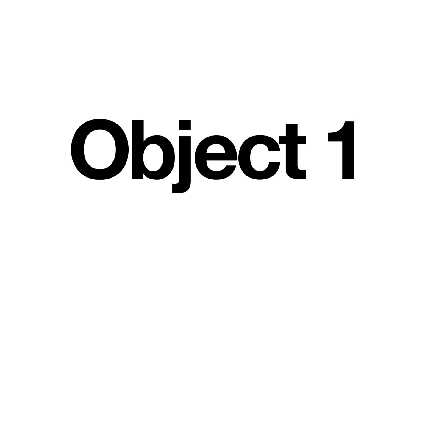 Object 1